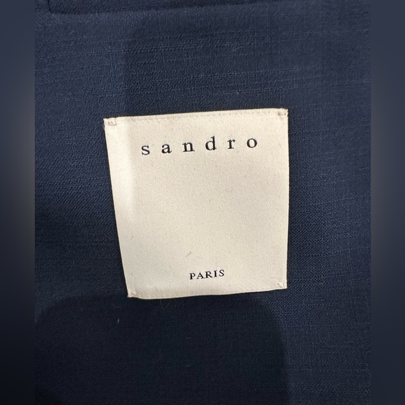 Sandro Blue Men's Blazer - Picture 2 of 9